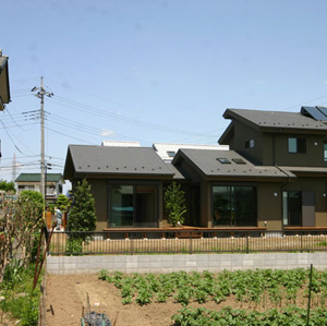 設計事例写真：太陽と雨水利用の省エネ・エコハウス