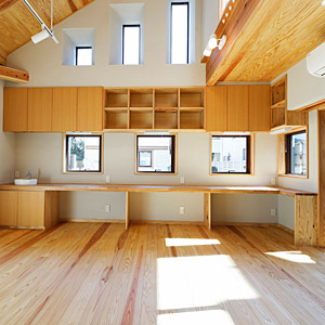 設計事例写真：埼玉県西川材　山の木の伐採からの家づくり