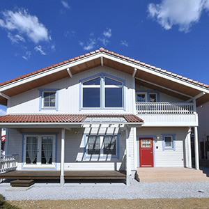 事例写真：北欧デザインでつくる高気密・高断熱の家