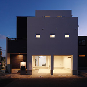 事例写真：北名古屋市　ガレージ付きモデルハウス