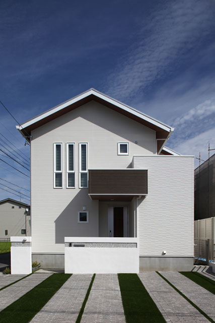 白い外壁の家事例写真一覧 注文住宅のハウスネットギャラリー
