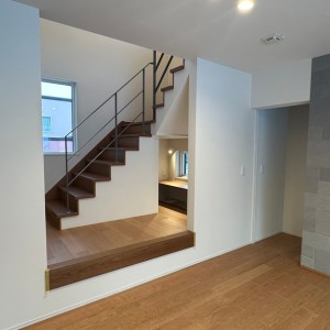 シンプルテイストで家事空間が充実のお家 シンプルテイストで家事空間が充実のお家