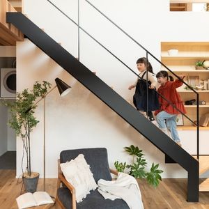 家族団欒とプライベートが両立した家 家族団欒とプライベートが両立した家