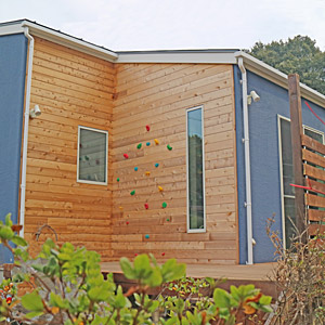 自然に包まれた平屋建住宅